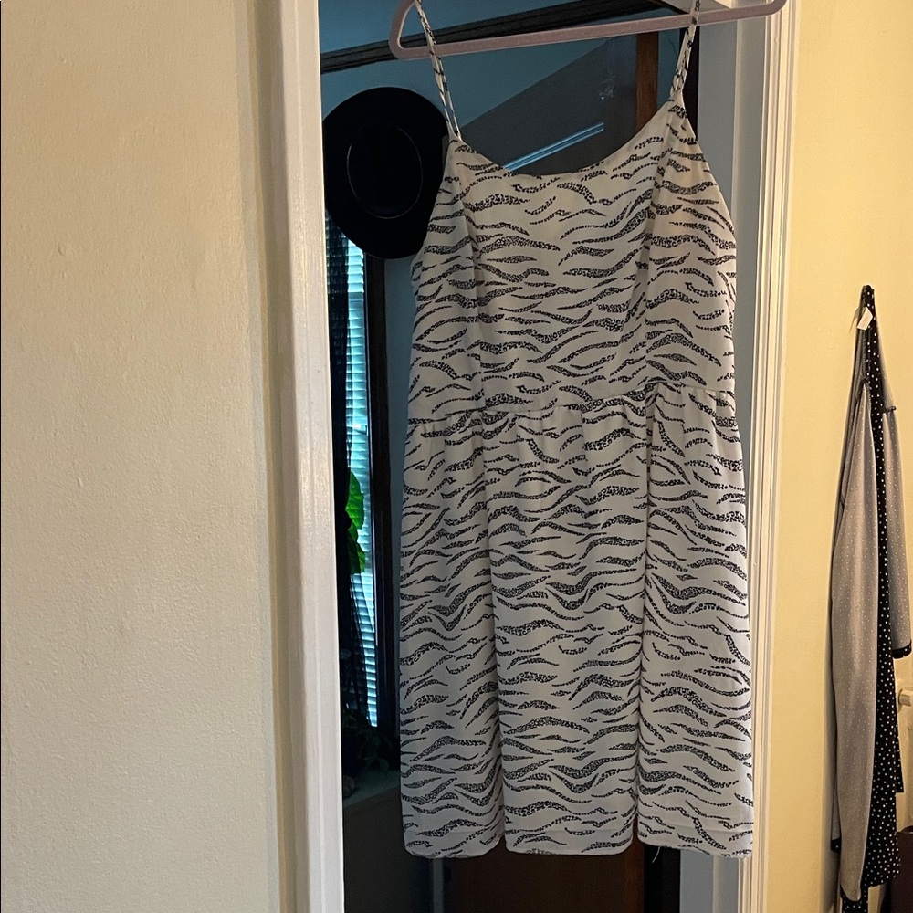 Kensie Zebra Print Mini Dress